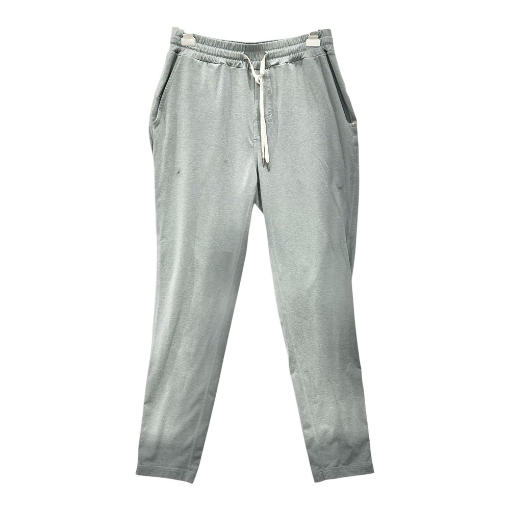 Vuori Ponto Performance Jogger DreamKnit Drawstring Platinum Heather Med *flaw